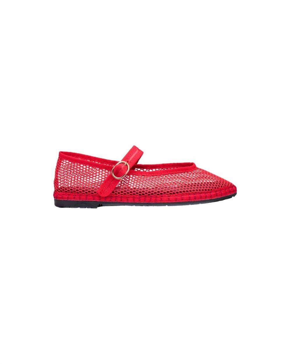 NEW FLABELUS women's isabella mary jane shoes in red